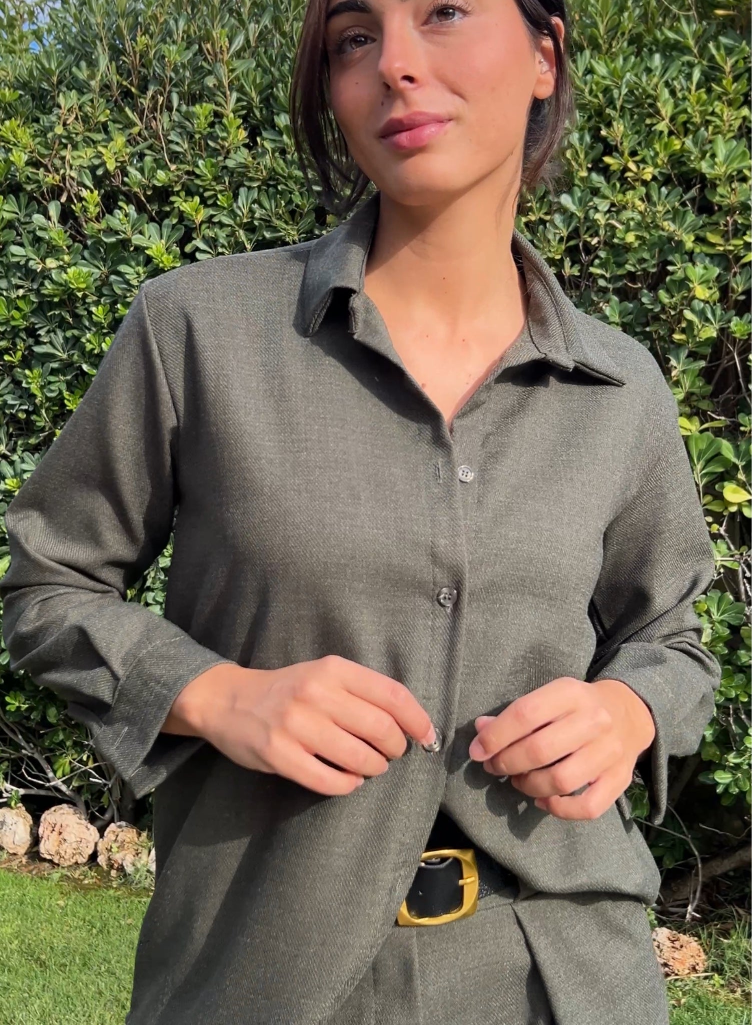 Sobrecamisa verde
