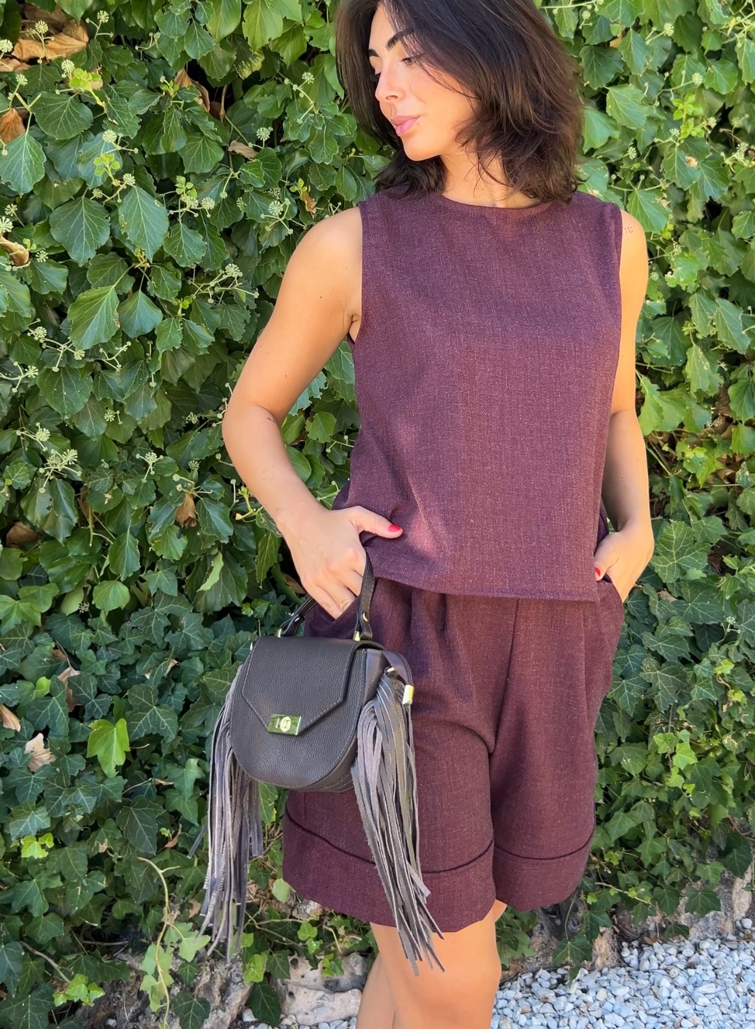 Bolso mini choco