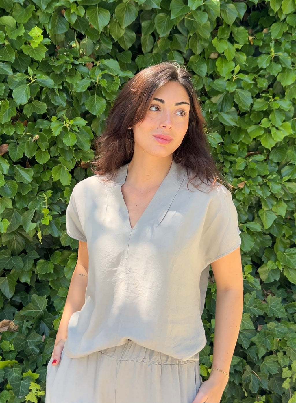 Blusa Vega gris