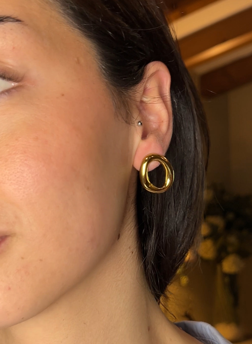 Pendientes aro plano