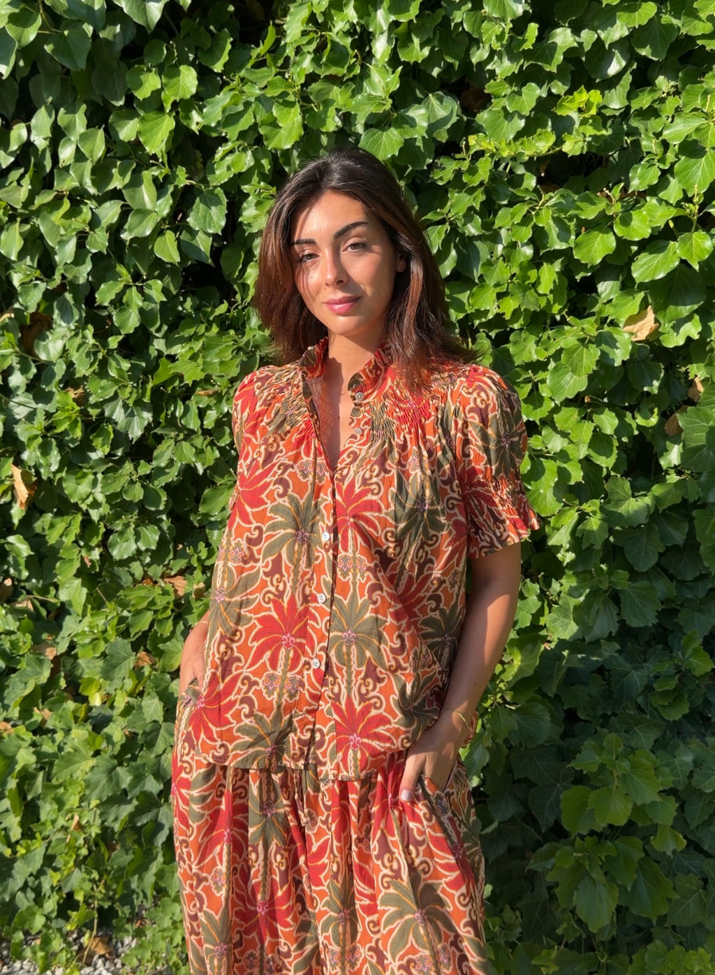 Blusa naranja