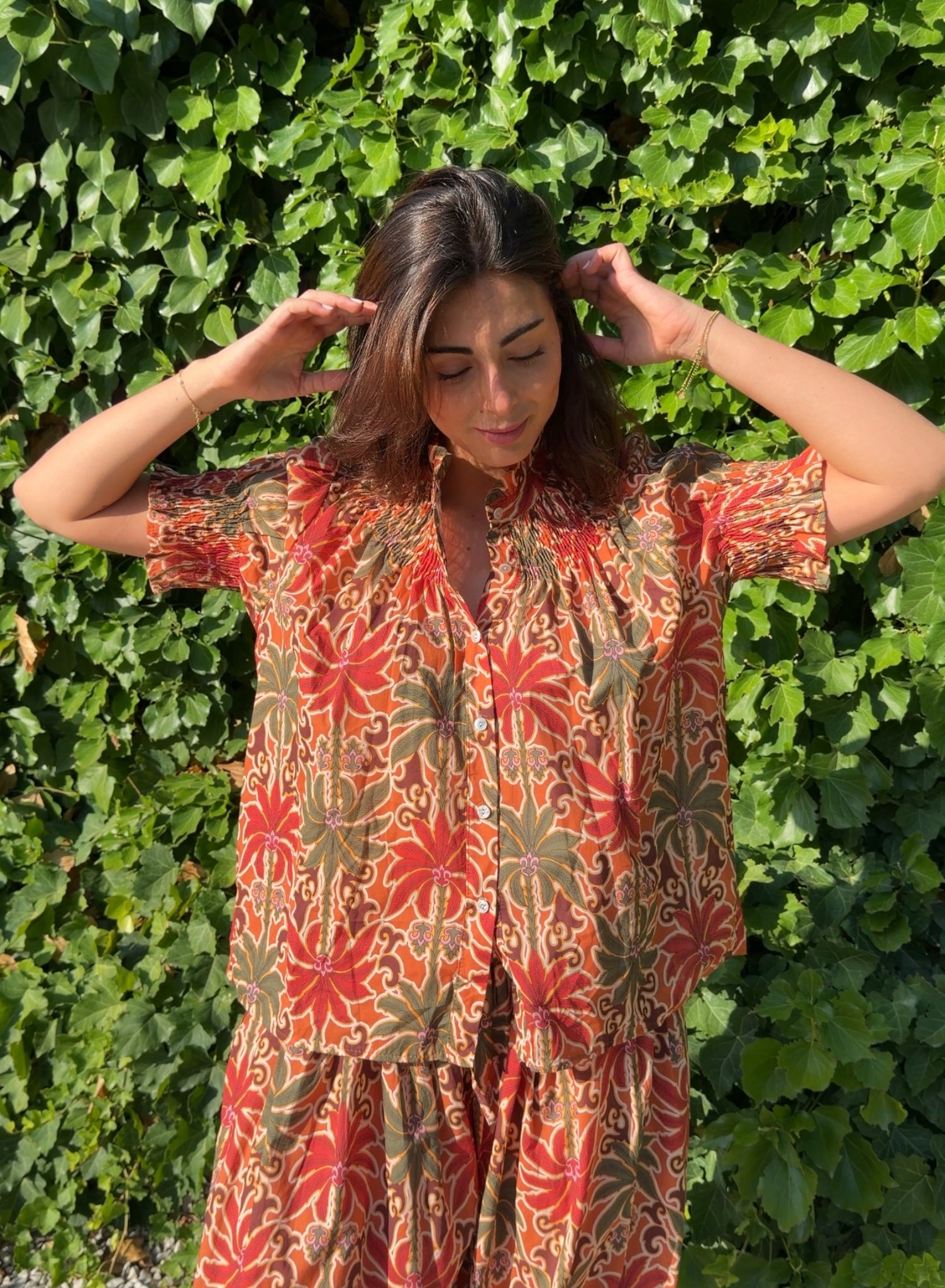 Blusa naranja