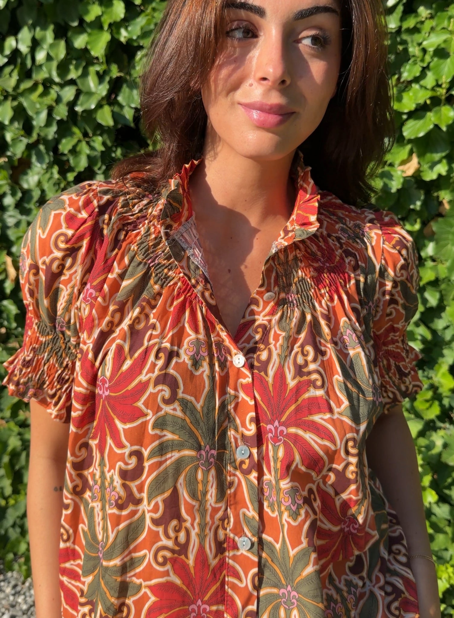 Blusa naranja