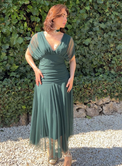Sofia green dress