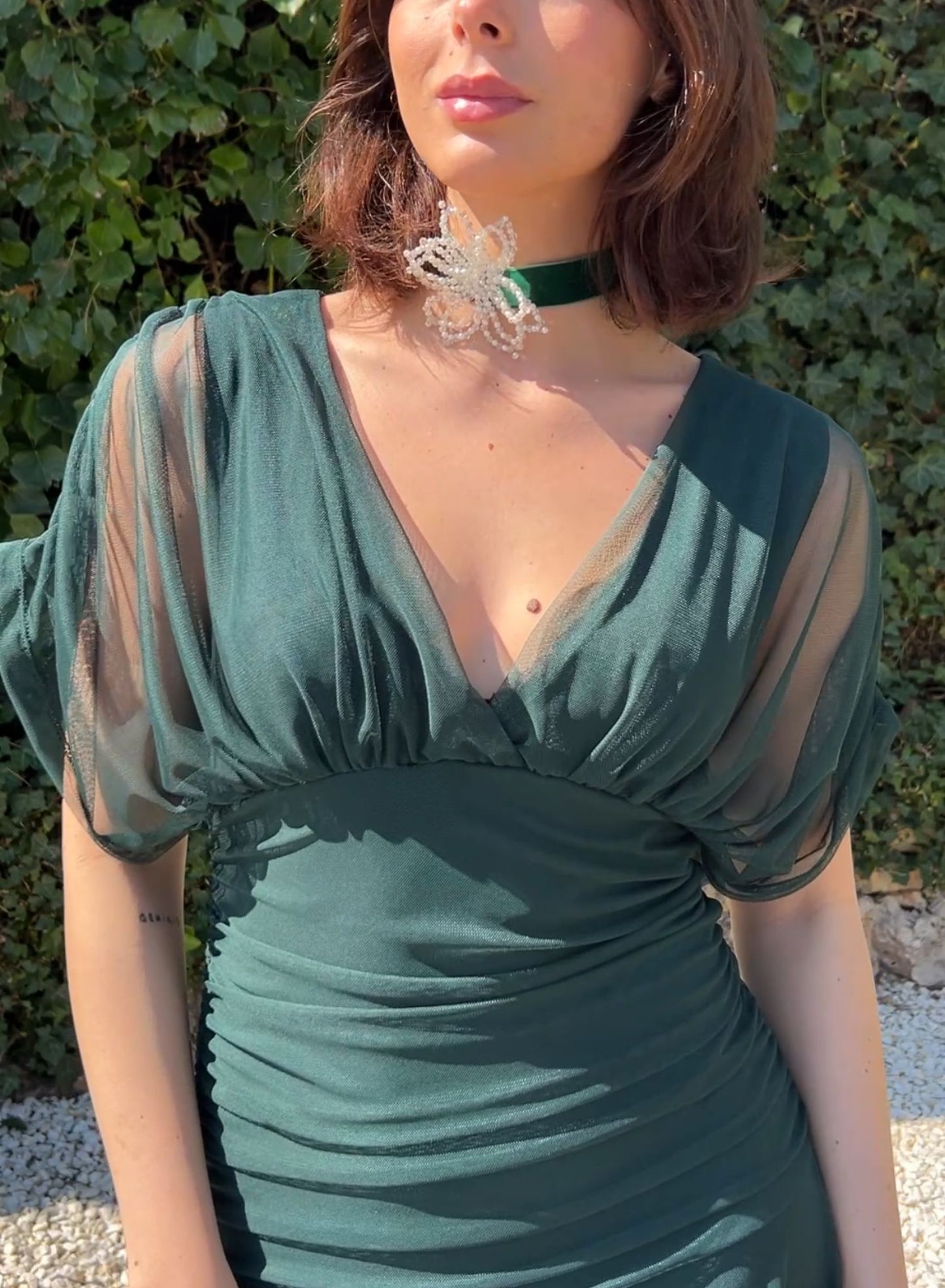 Sofia green dress