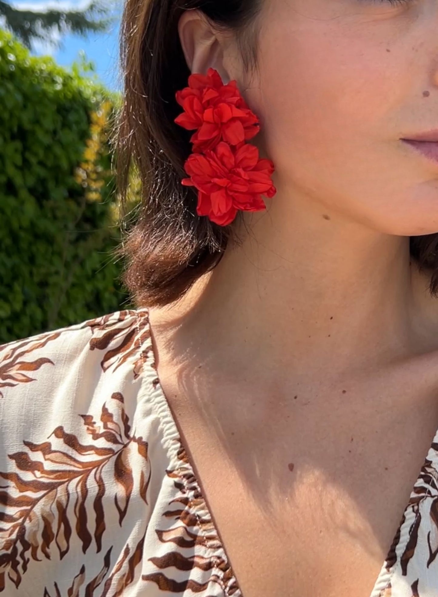 Pendientes Flores (varios colores)