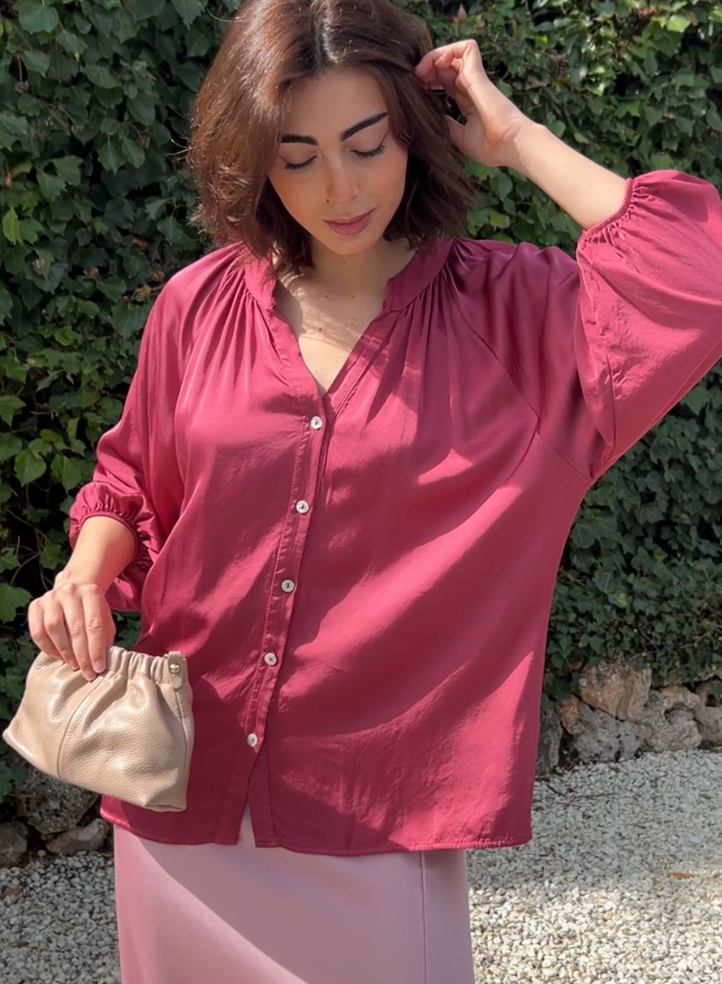 Camisa raso
