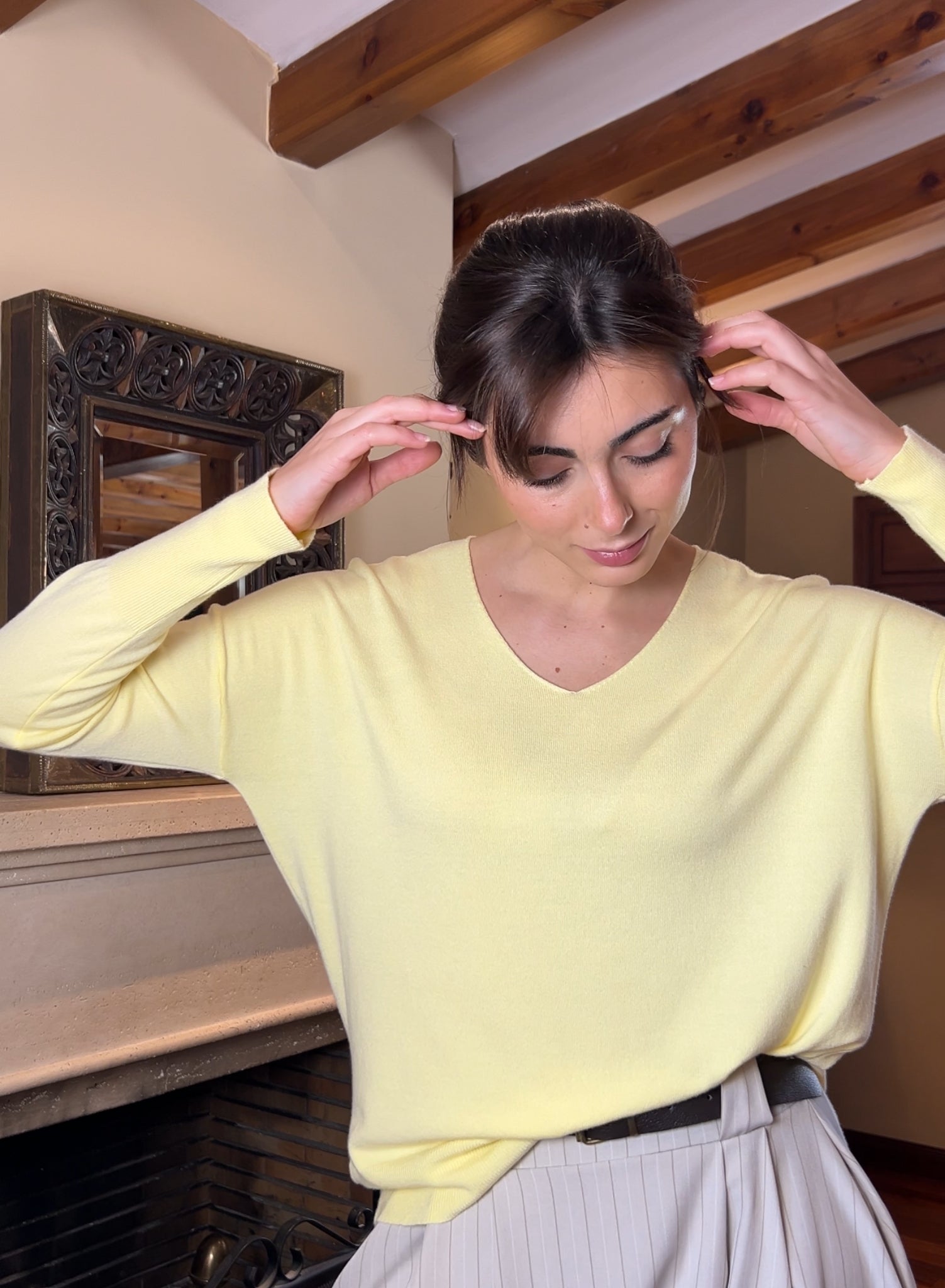 Jersey básico amarillo