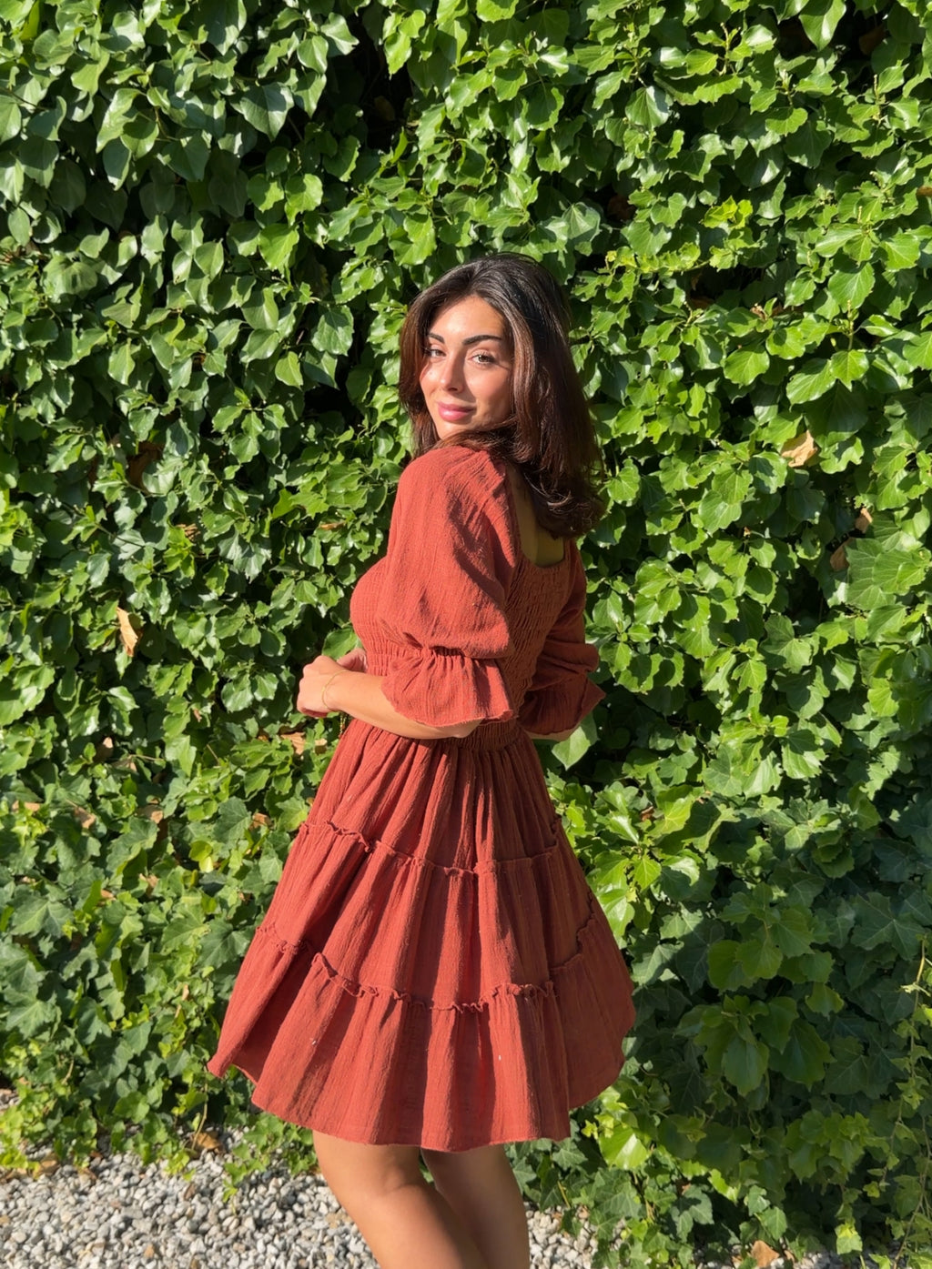 Vestido indio corto caldero