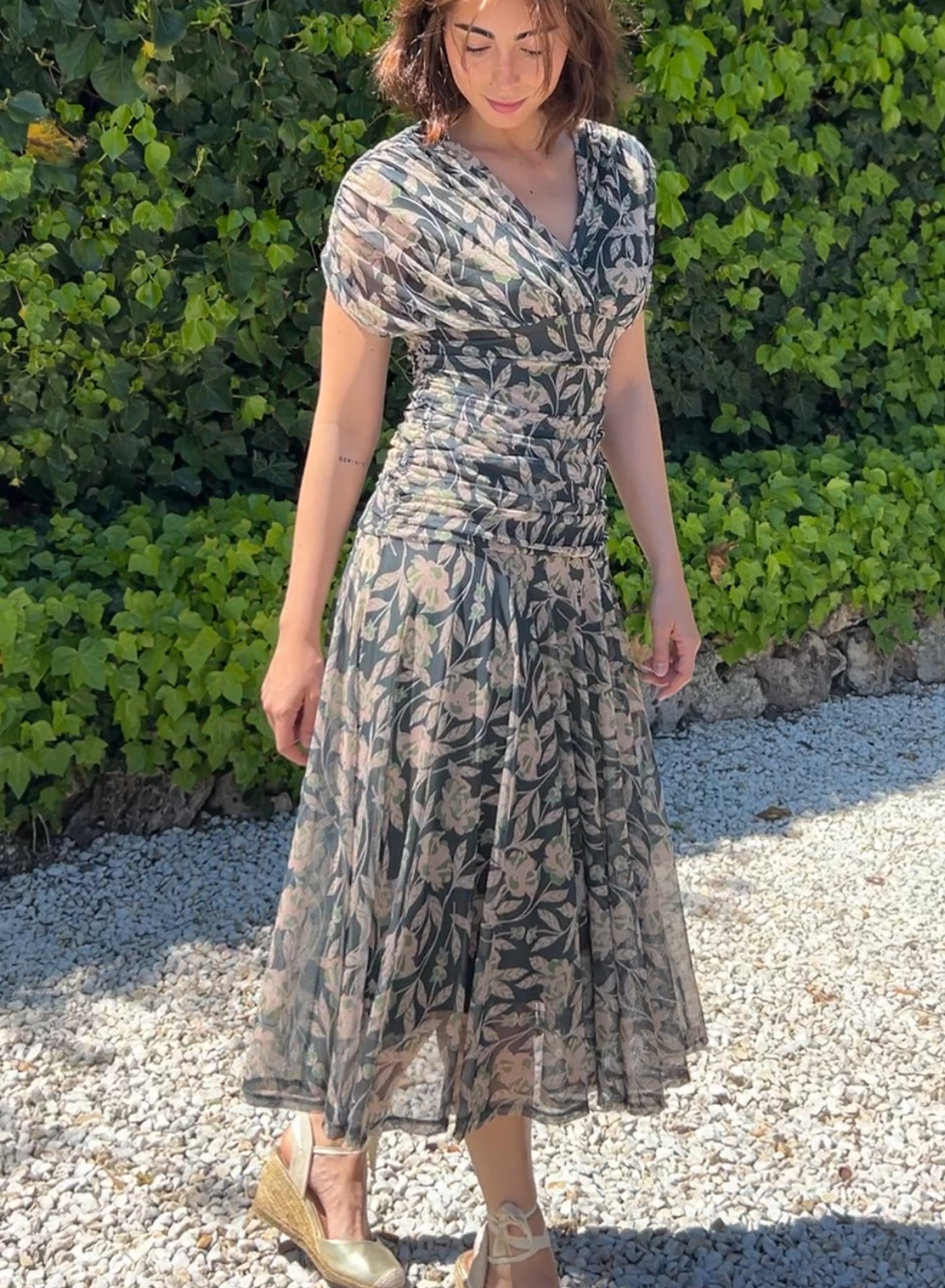Sofia printed dress