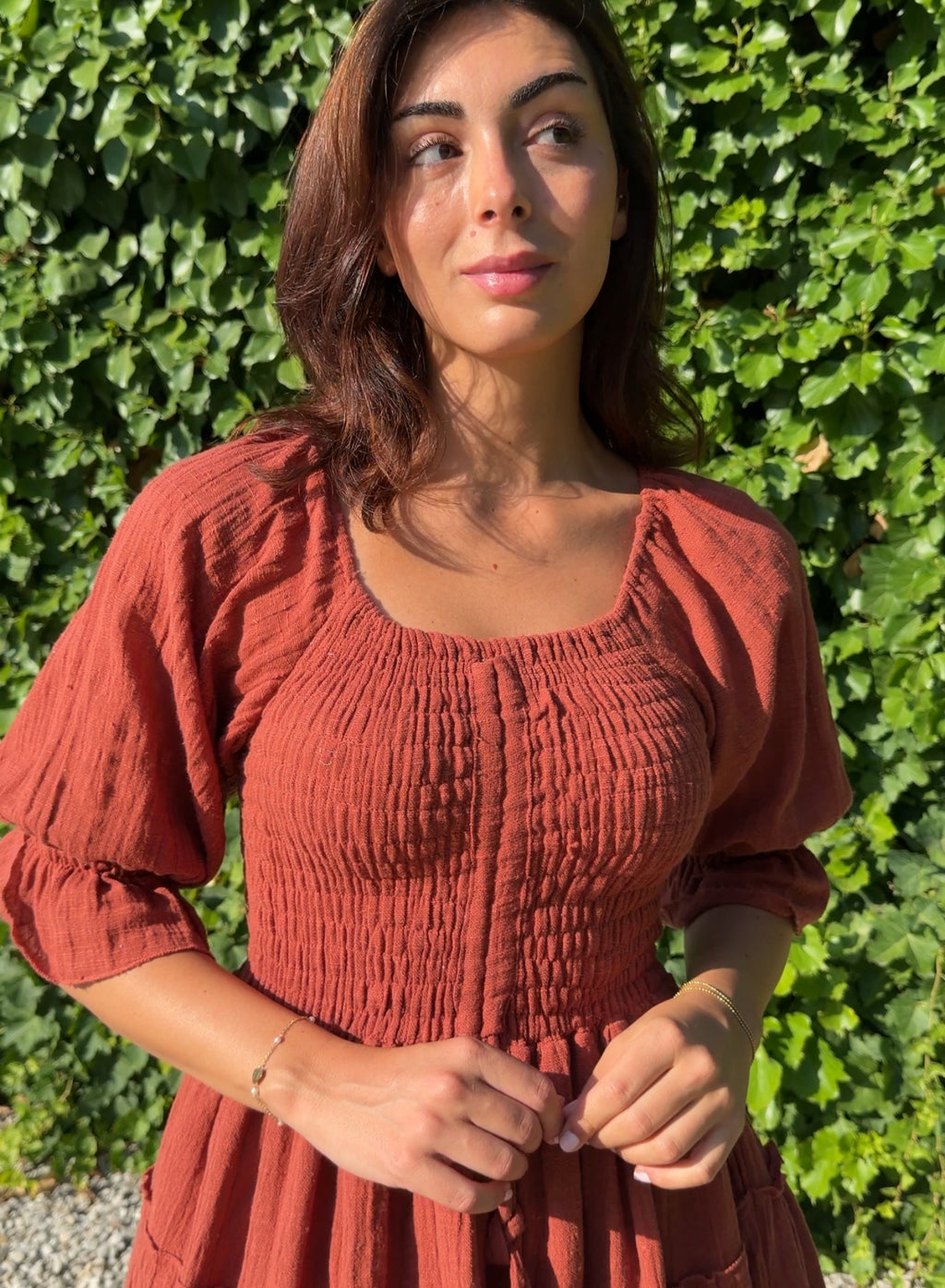 Vestido indio corto caldero
