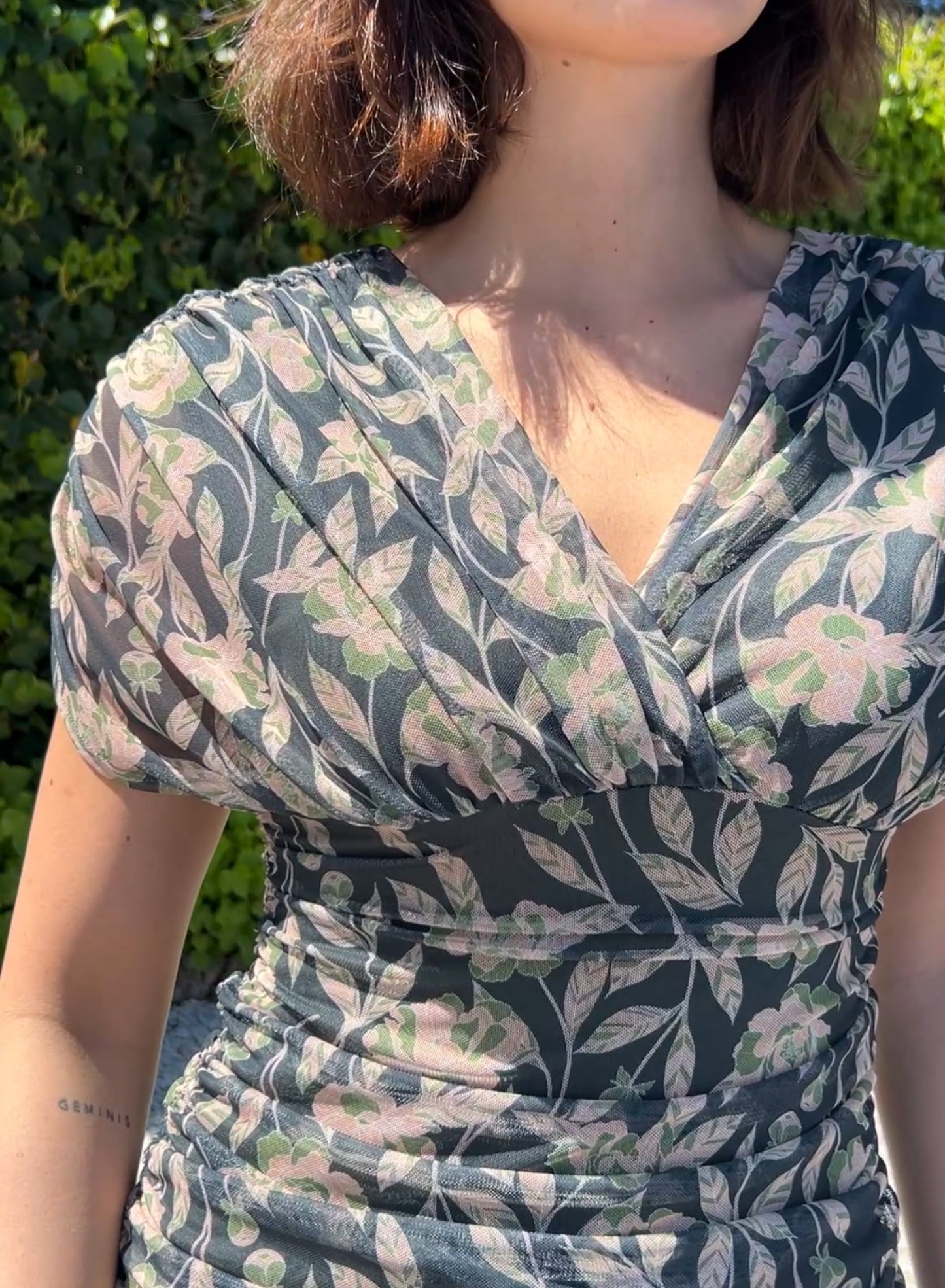 Sofia printed dress