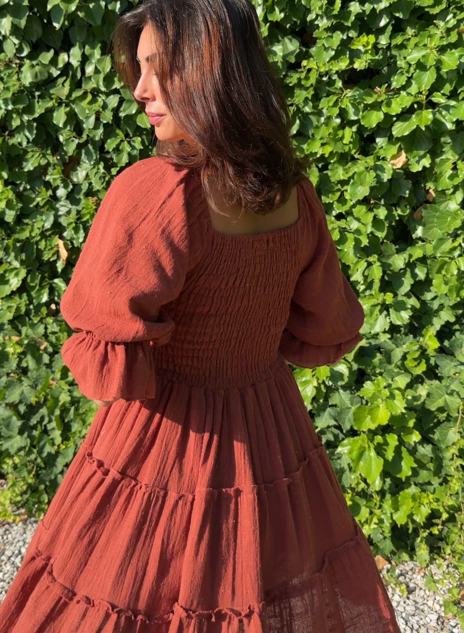 Vestido indio corto caldero