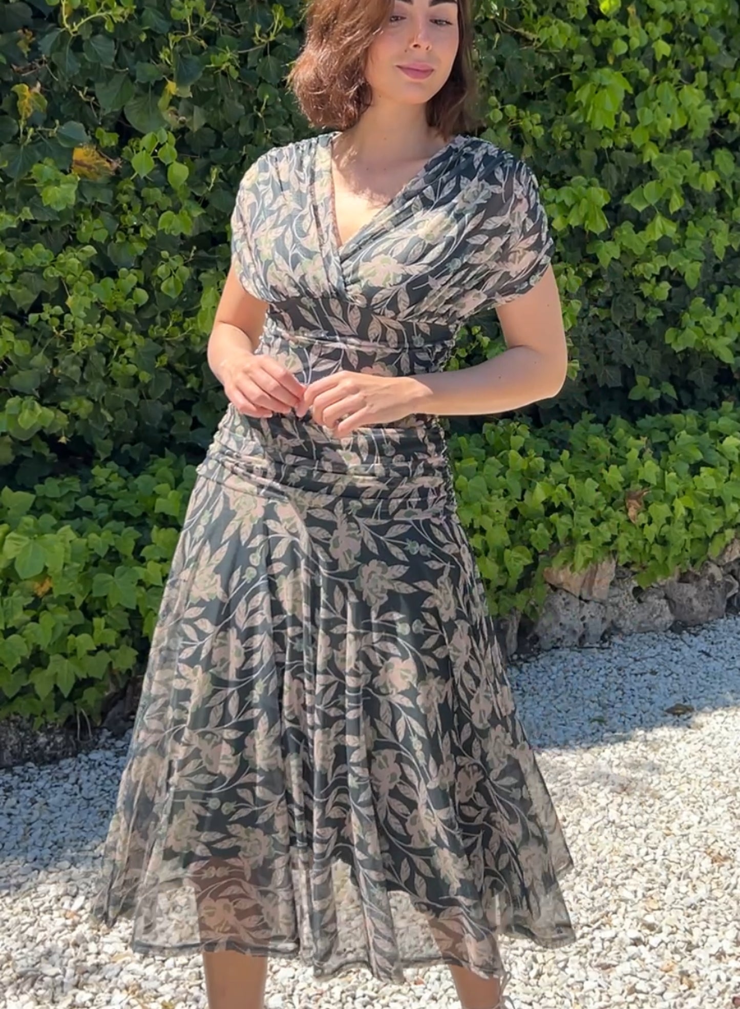 Sofia printed dress