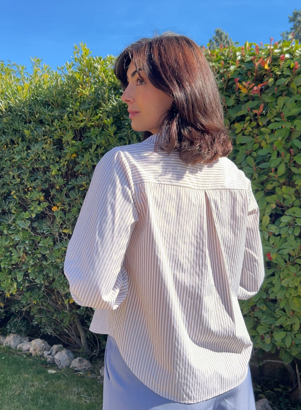 Camisa Love camel