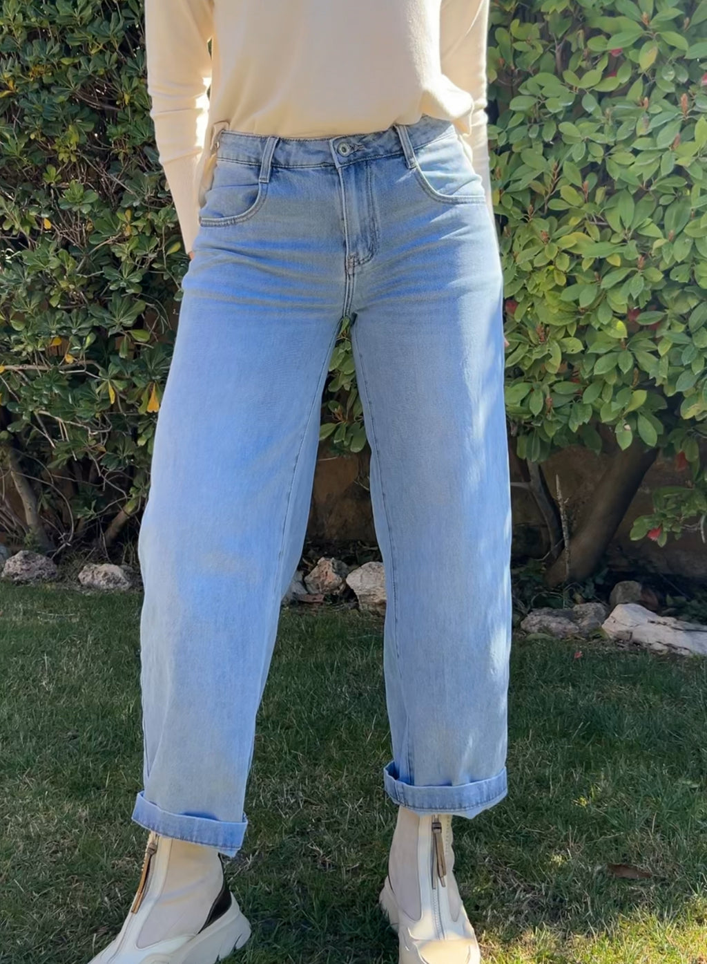 Vaquero clarito recto