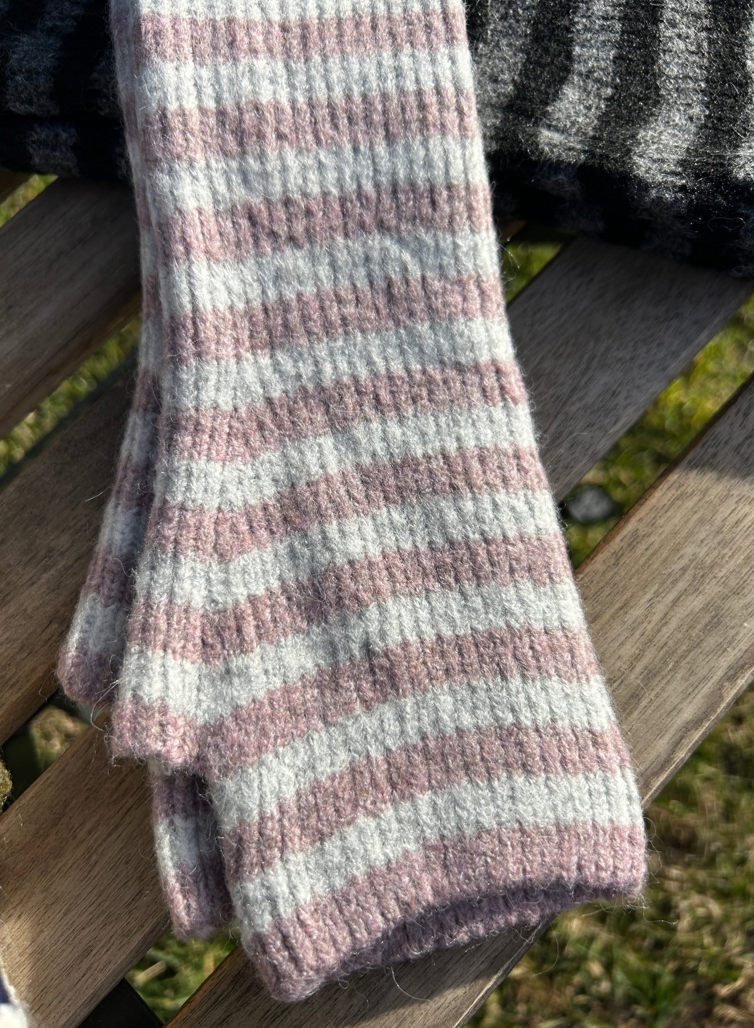 Mitones largos rayas