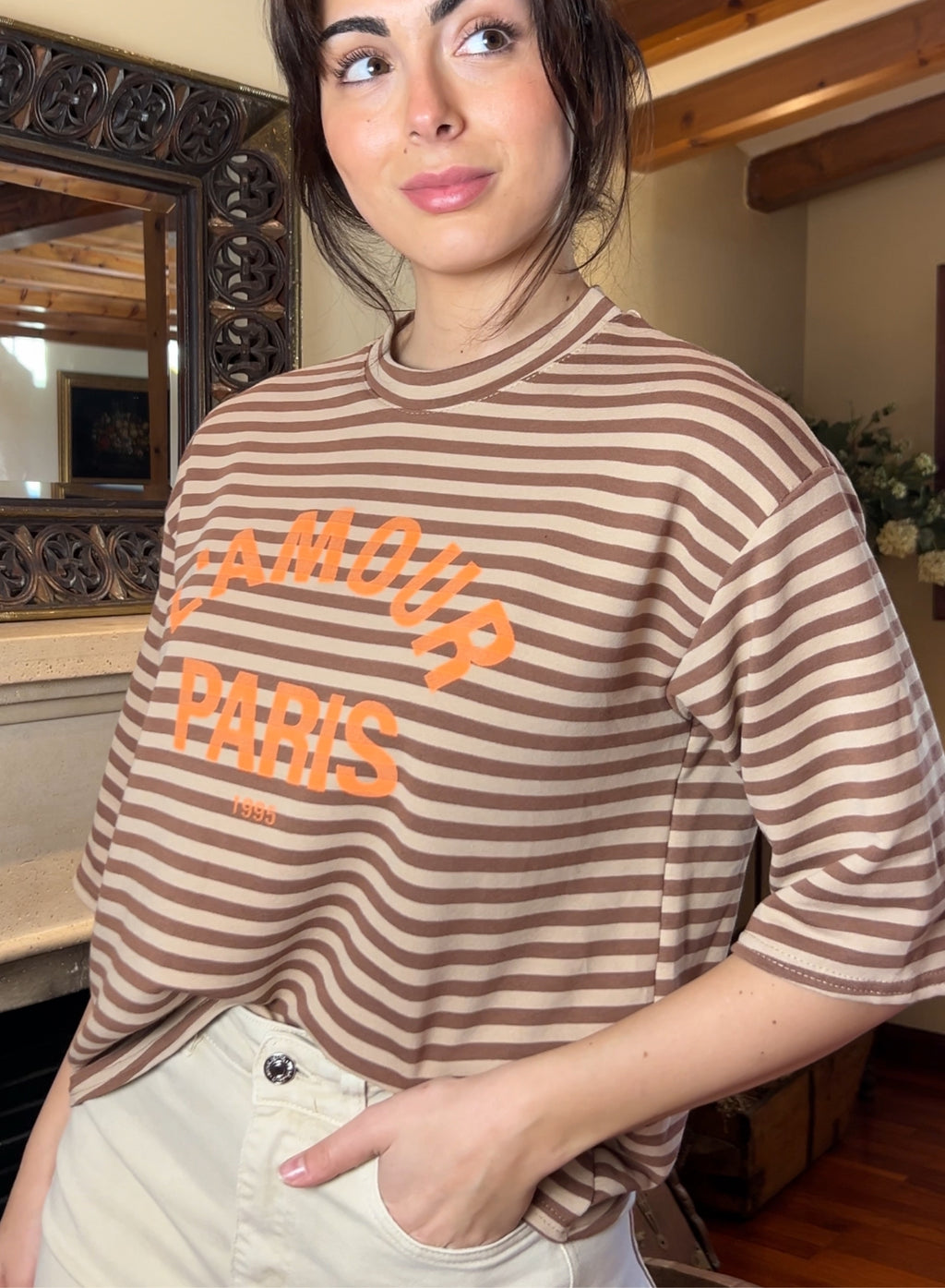 Camiseta/sudadera París choco