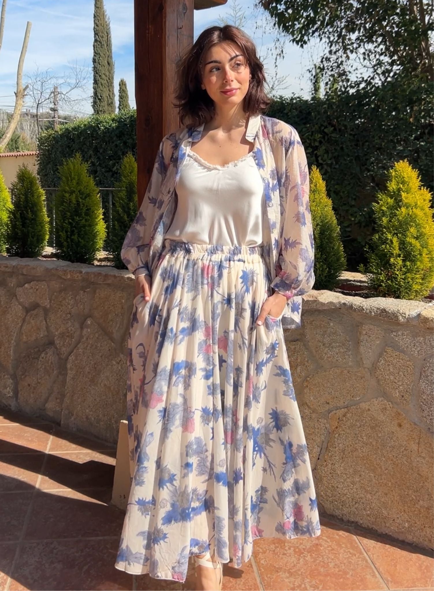 Falda Tessa Azul