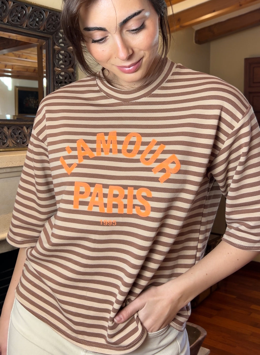 Camiseta/sudadera París choco