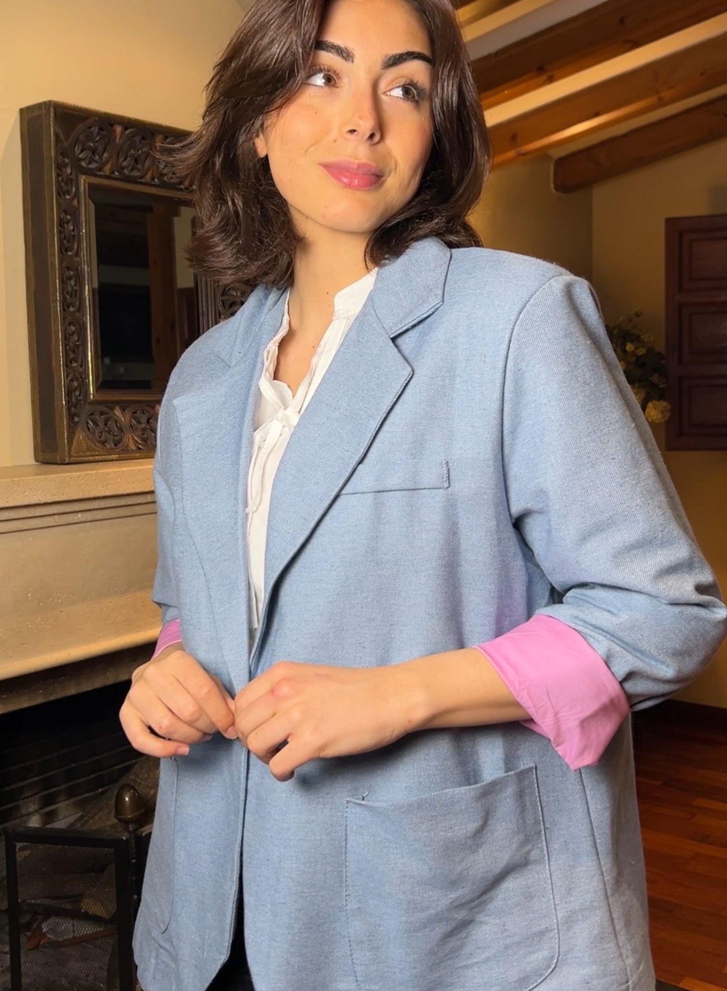 XL blue blazer
