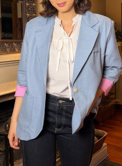 XL blue blazer