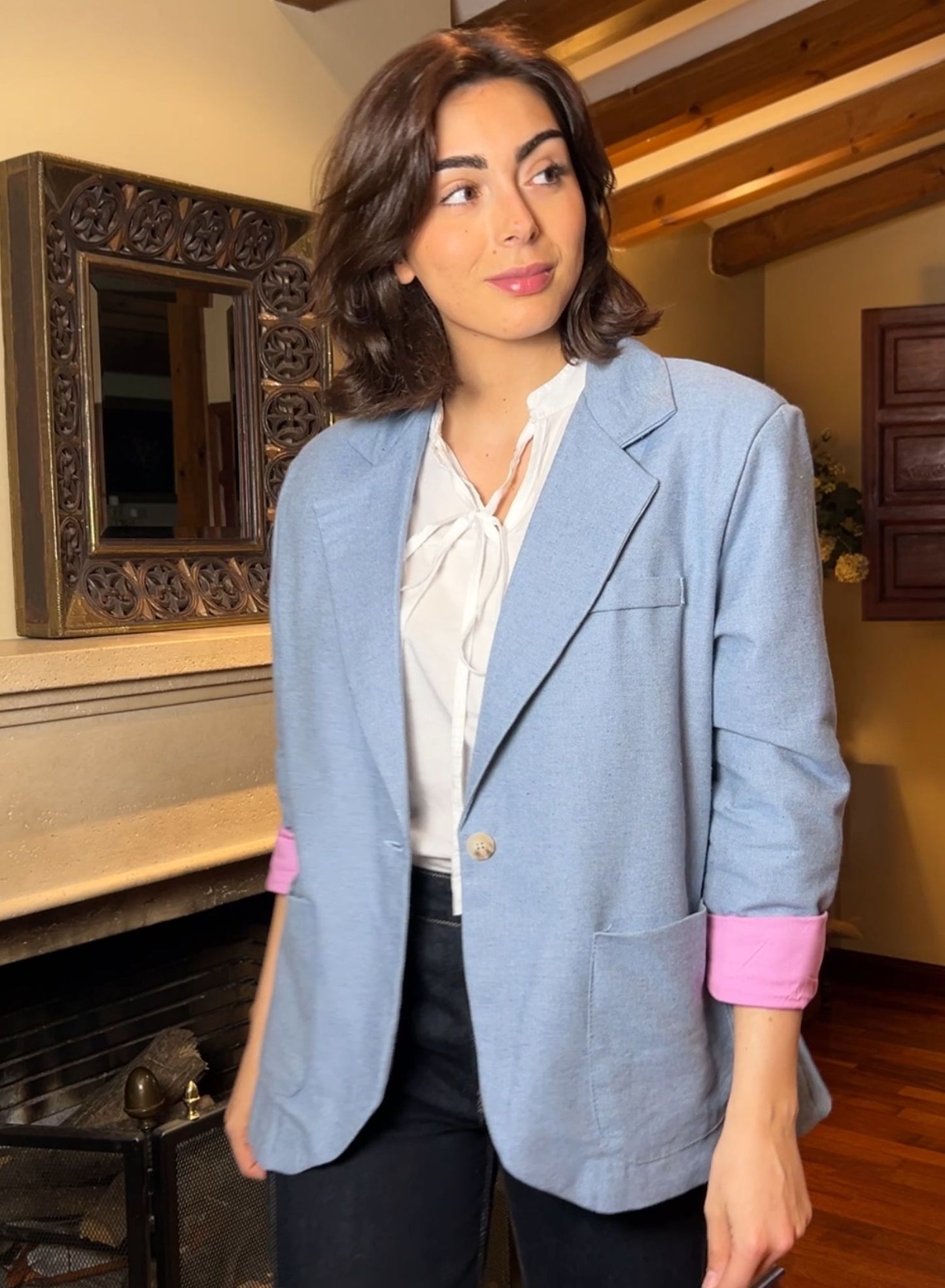 XL blue blazer
