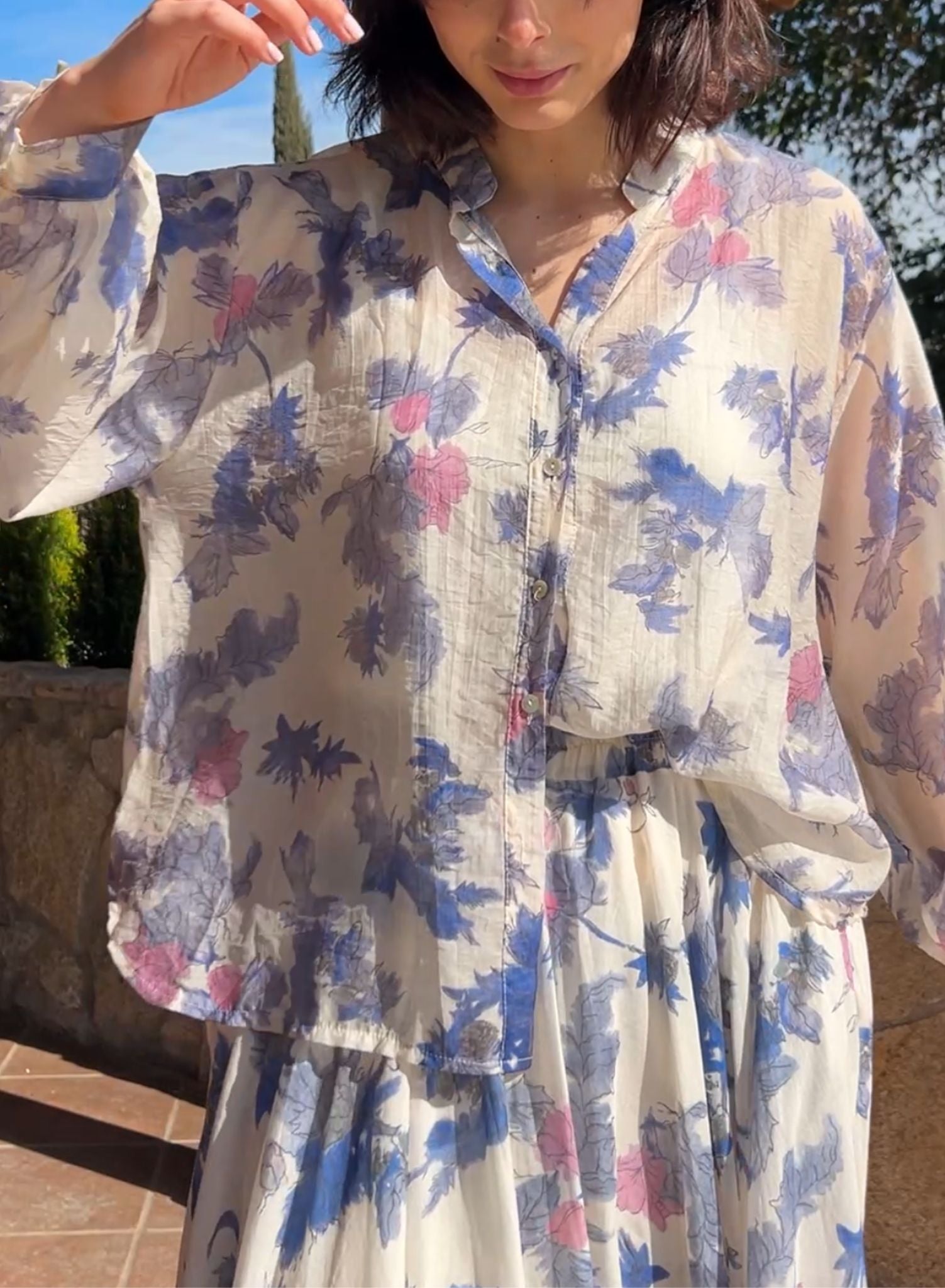 Camisa Tessa Azul