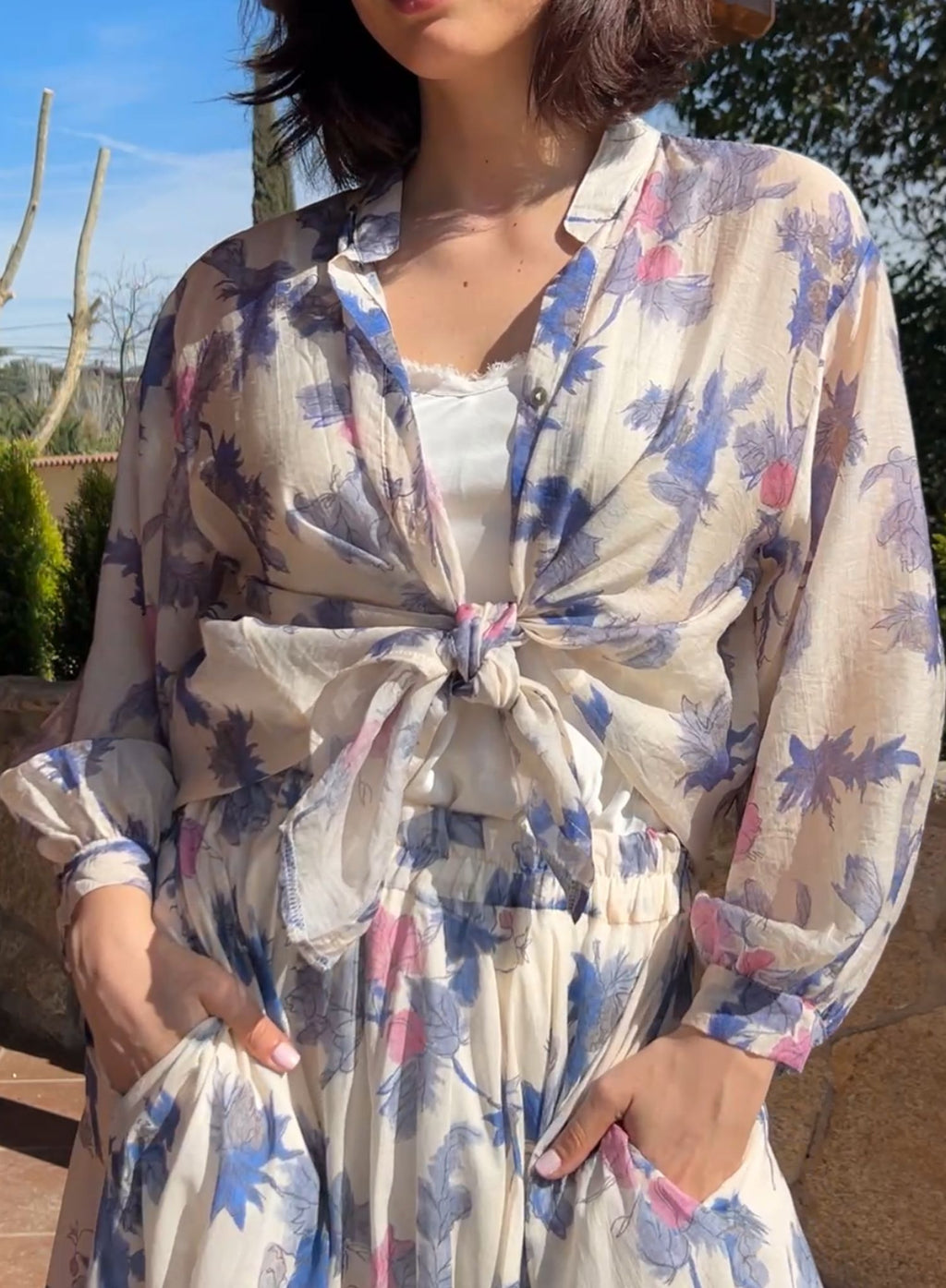 Camisa Tessa Azul