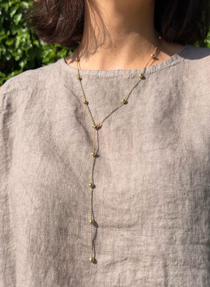Cadena bolitas (plata/dorado)