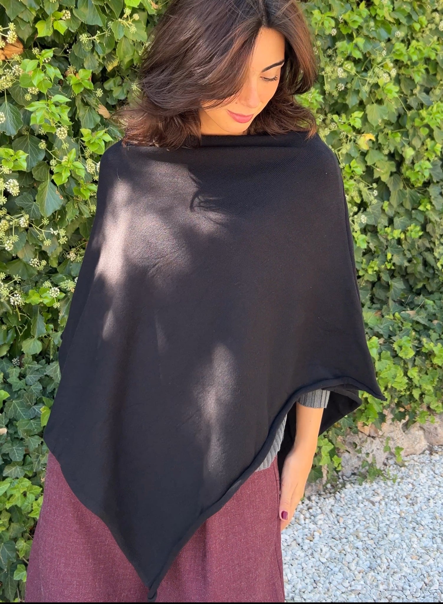 Poncho negro