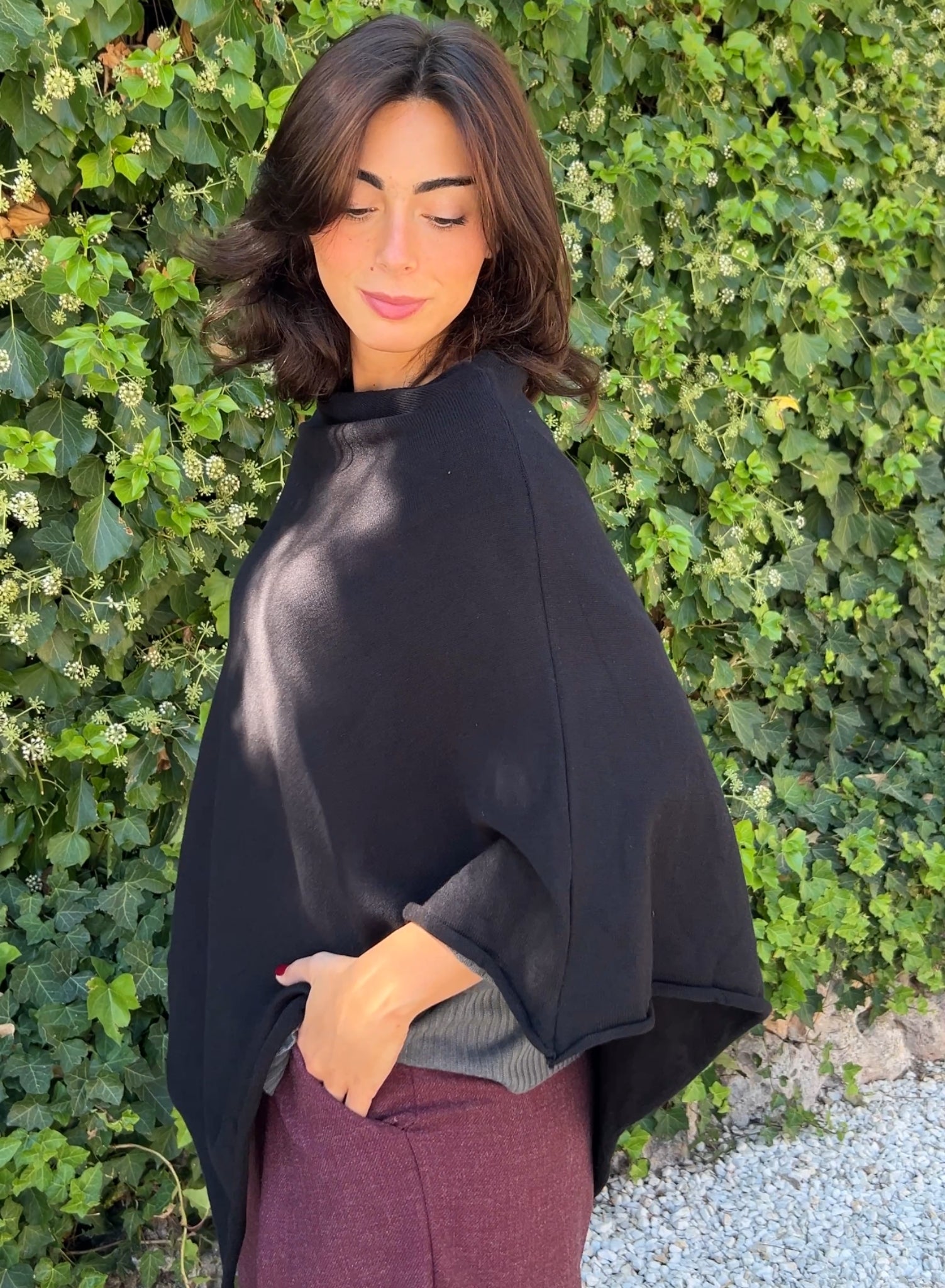 Poncho negro