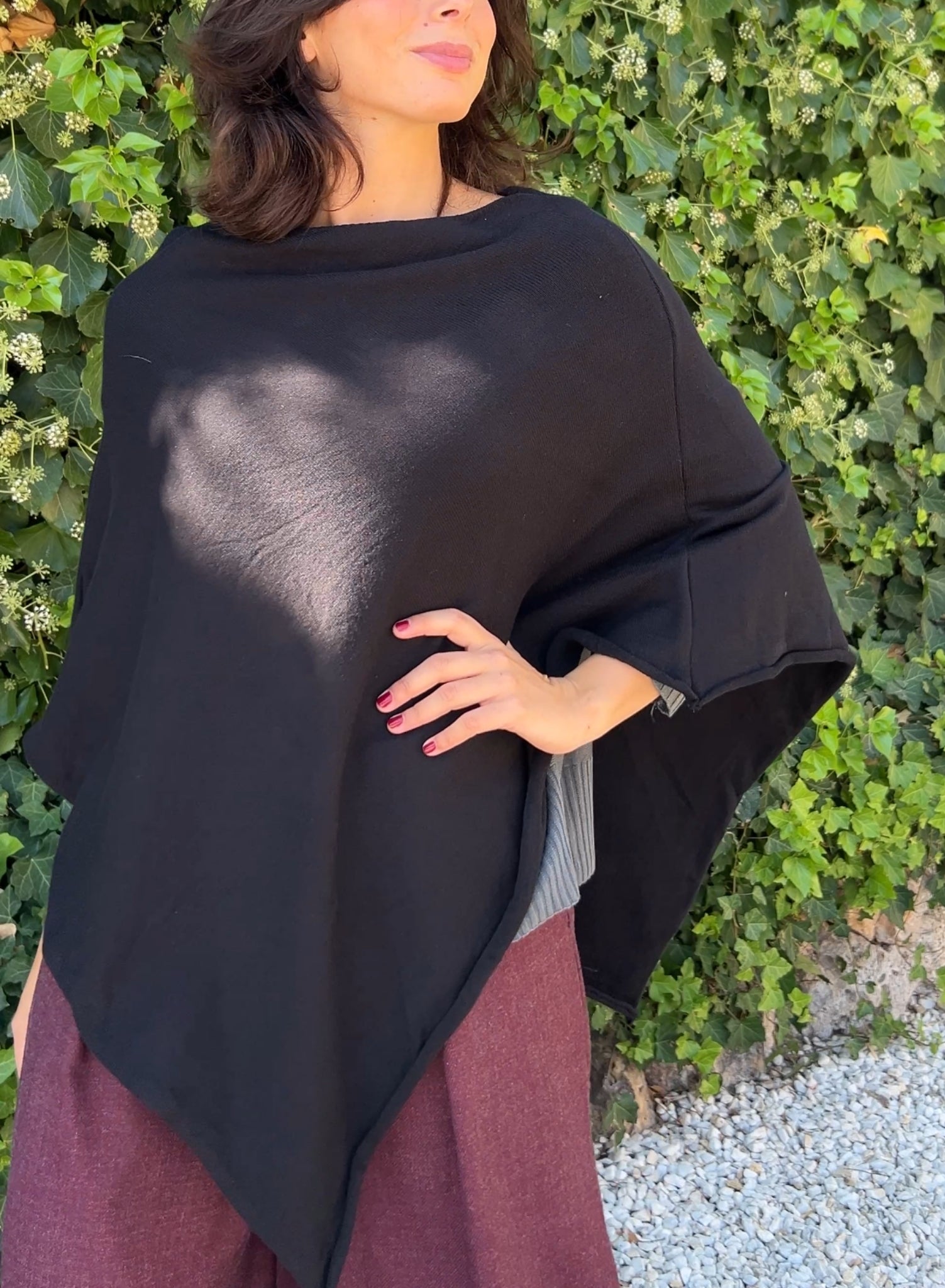 Poncho negro