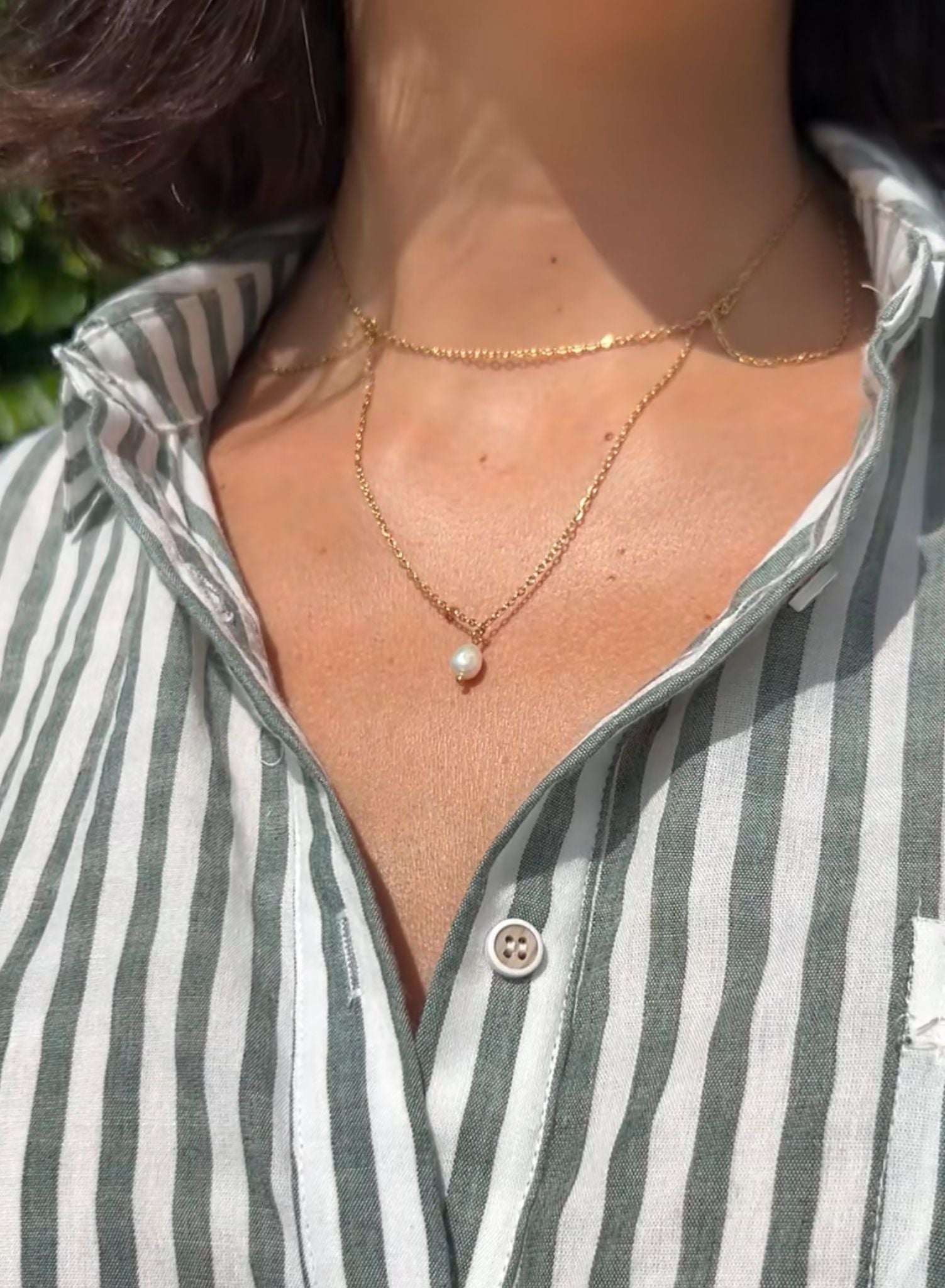 Collar beca (dorado y plateado)