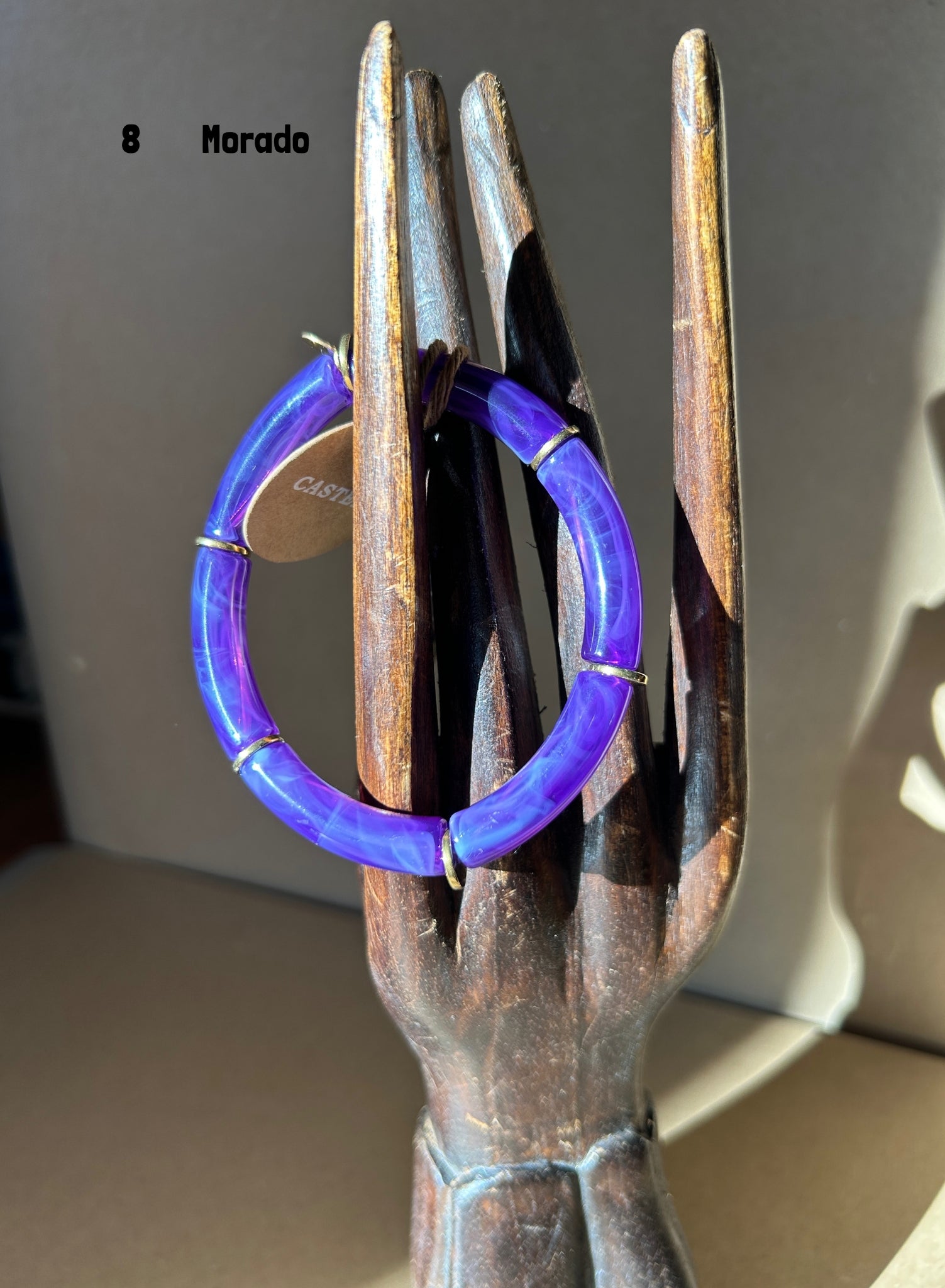 Pulsera macarrones (disponible en varios colores)