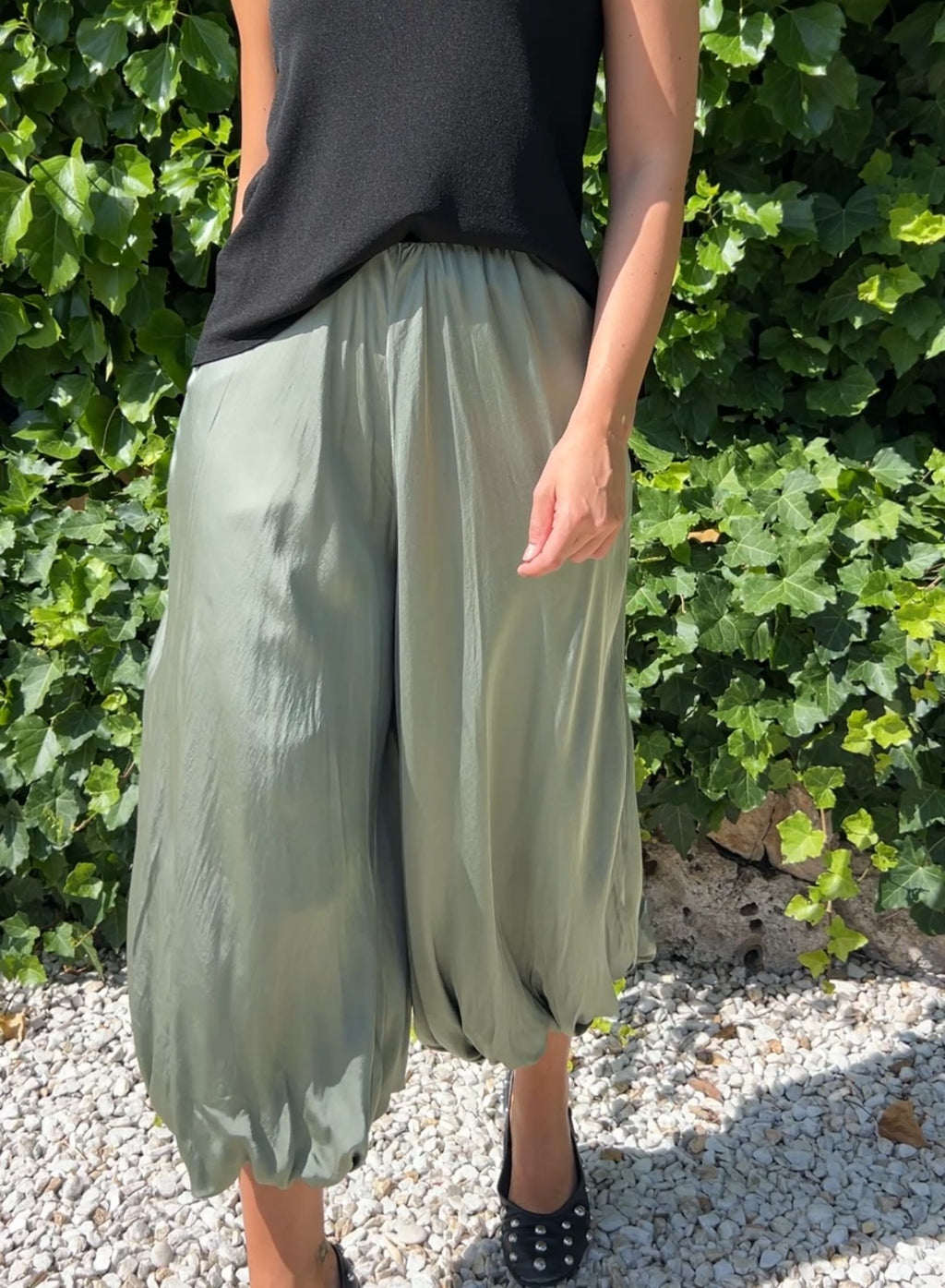 Pantalón aladdin verde