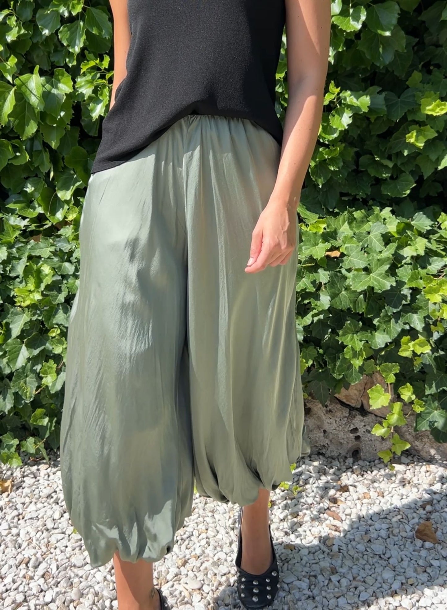 Pantalón aladdin verde