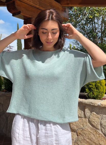 Light green sweater