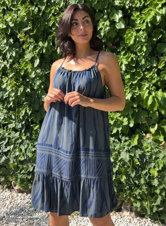 Vestido playa azul