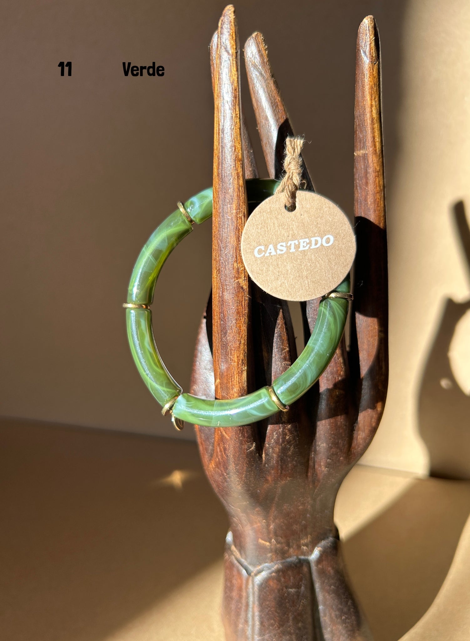 Pulsera macarrones (disponible en varios colores)