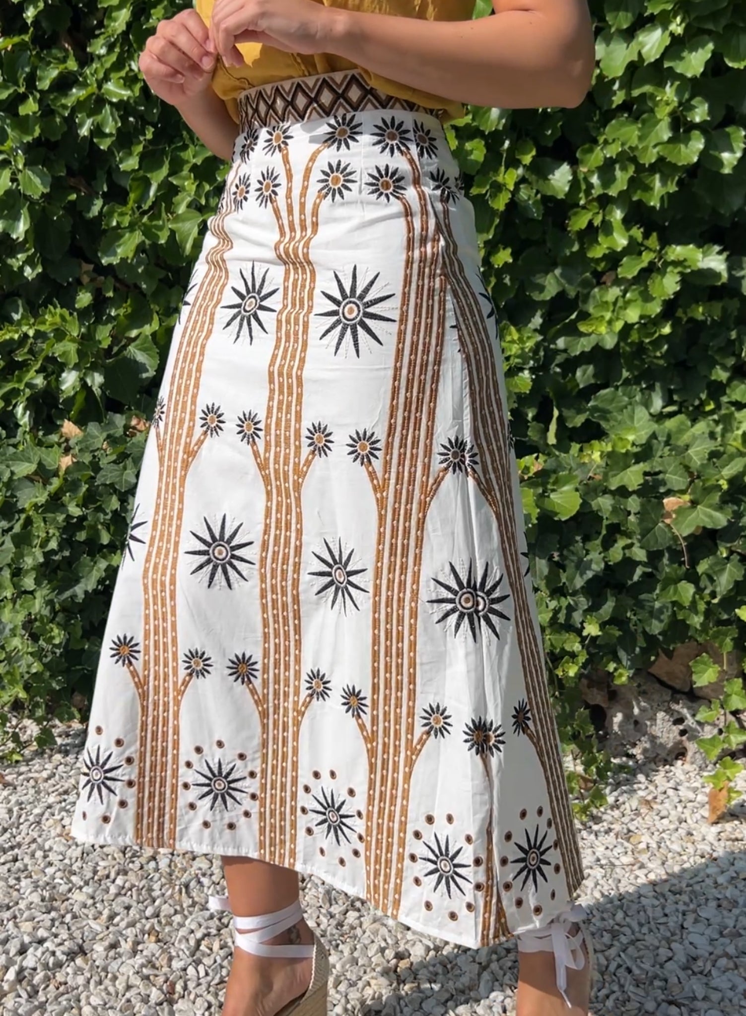 Falda blanca