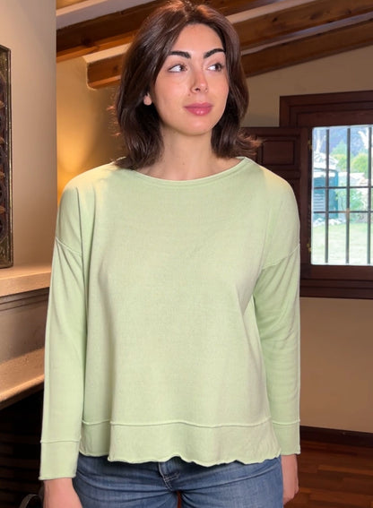 Green stitched jersey