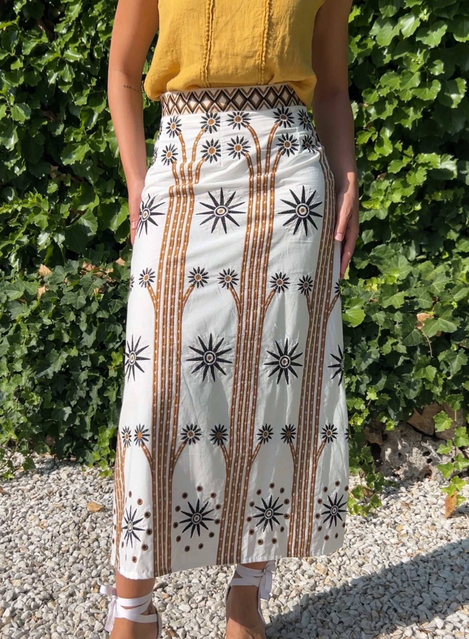 Falda blanca
