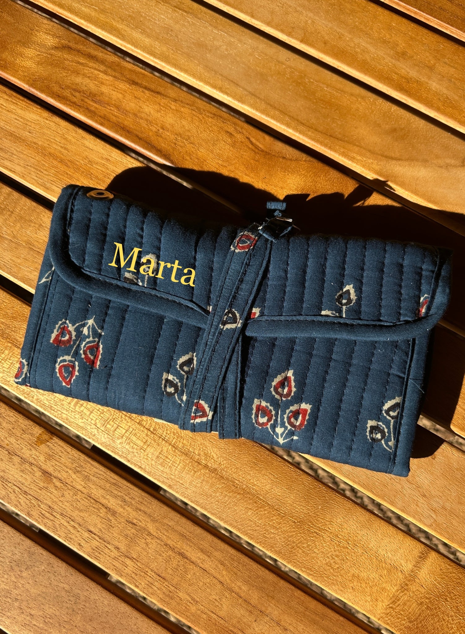 Joyero azul marino