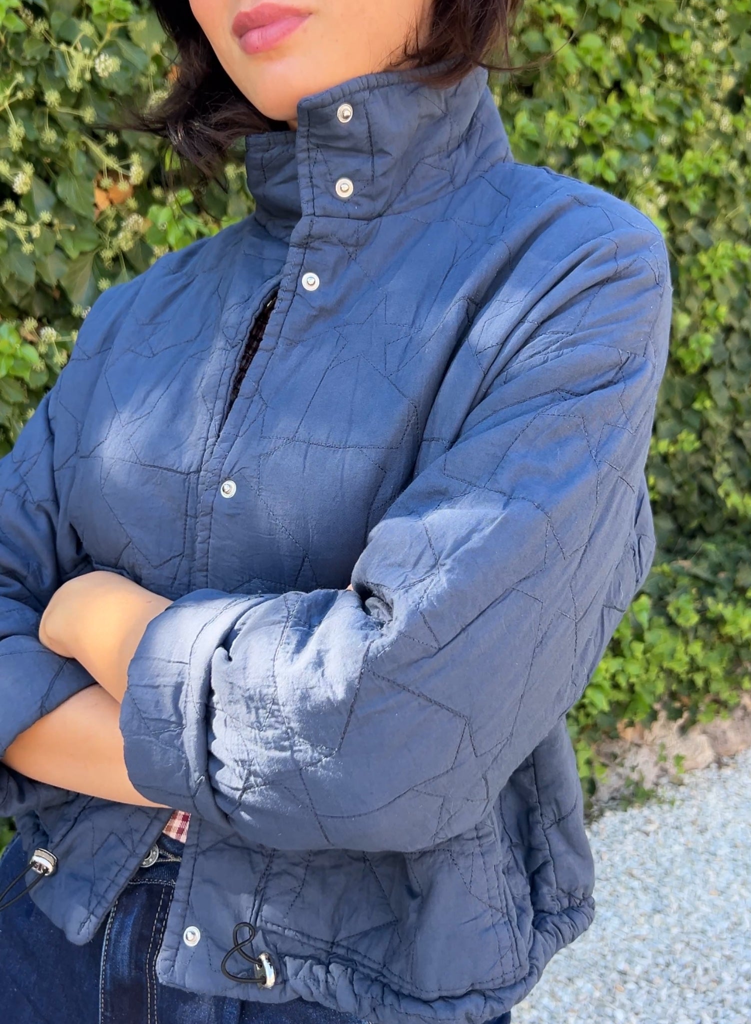 Bomber azul