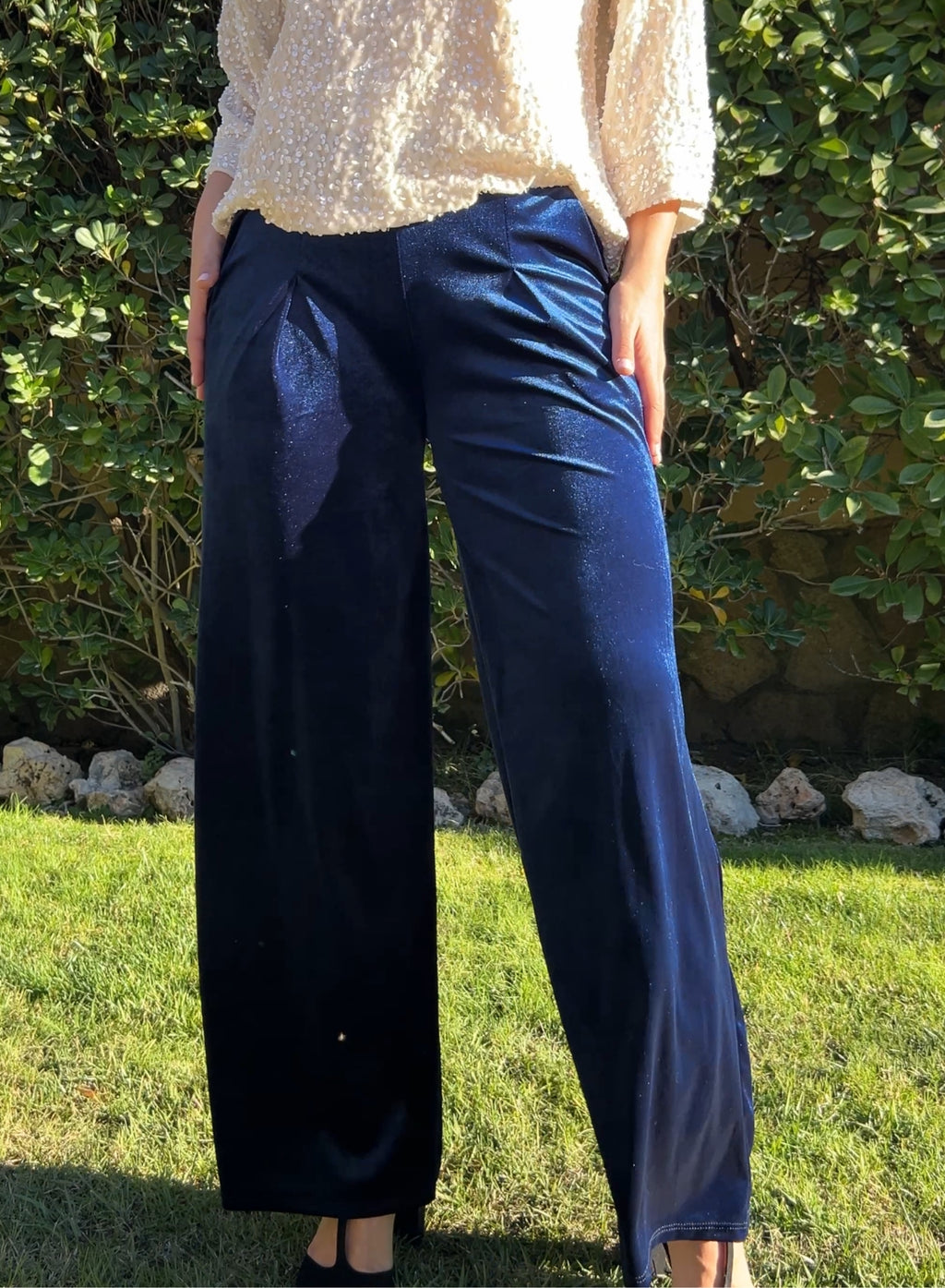 Pantalón terciopelo marino