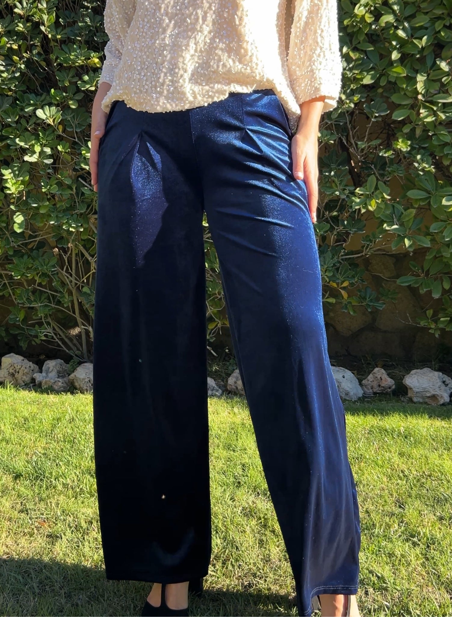 Pantalón terciopelo marino