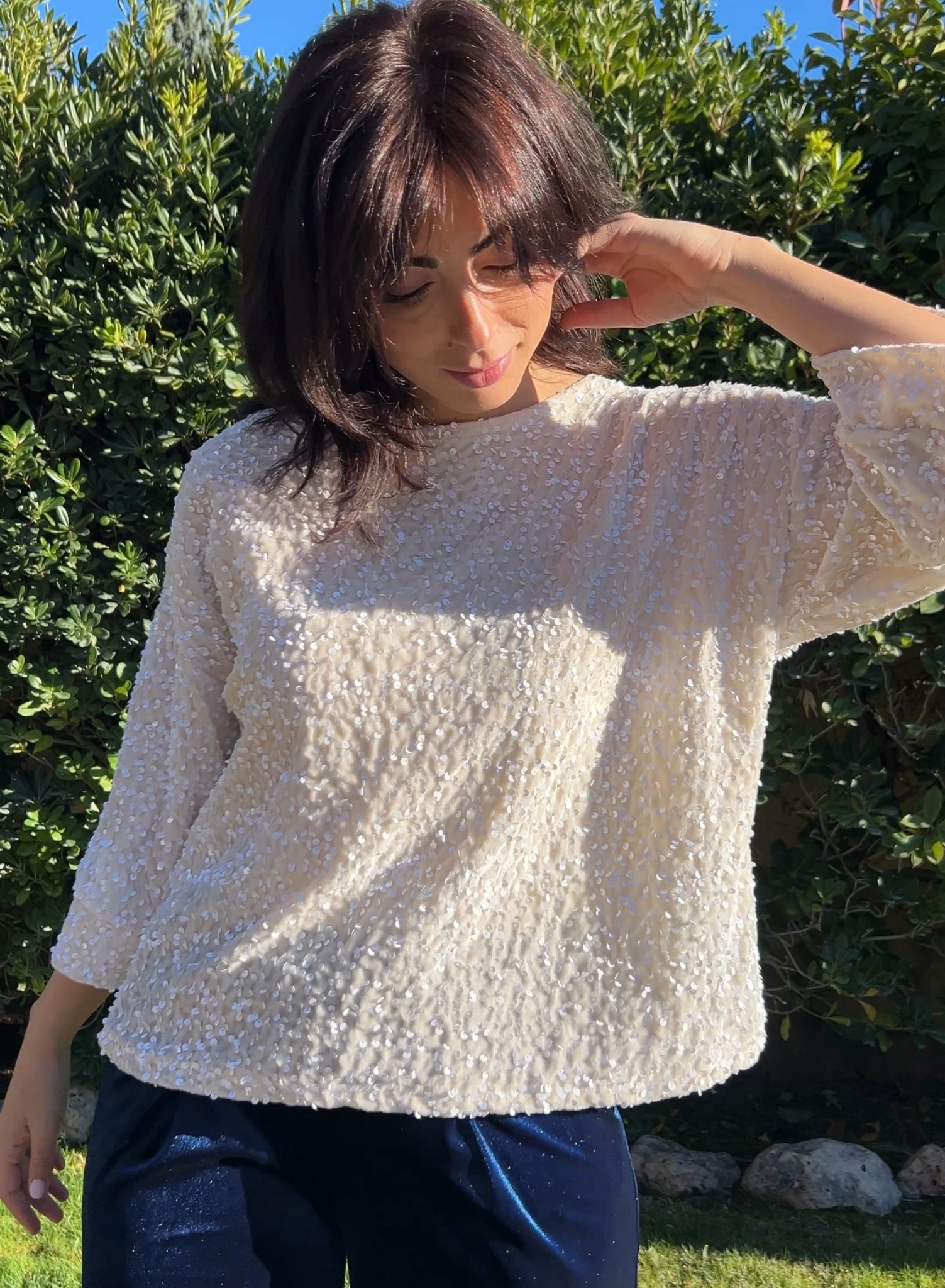 Cuerpo terciopelo blanco