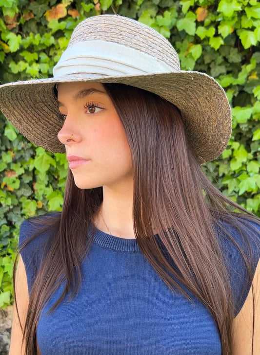 Blue hat