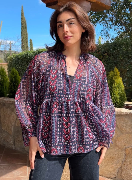 Anna navy shirt